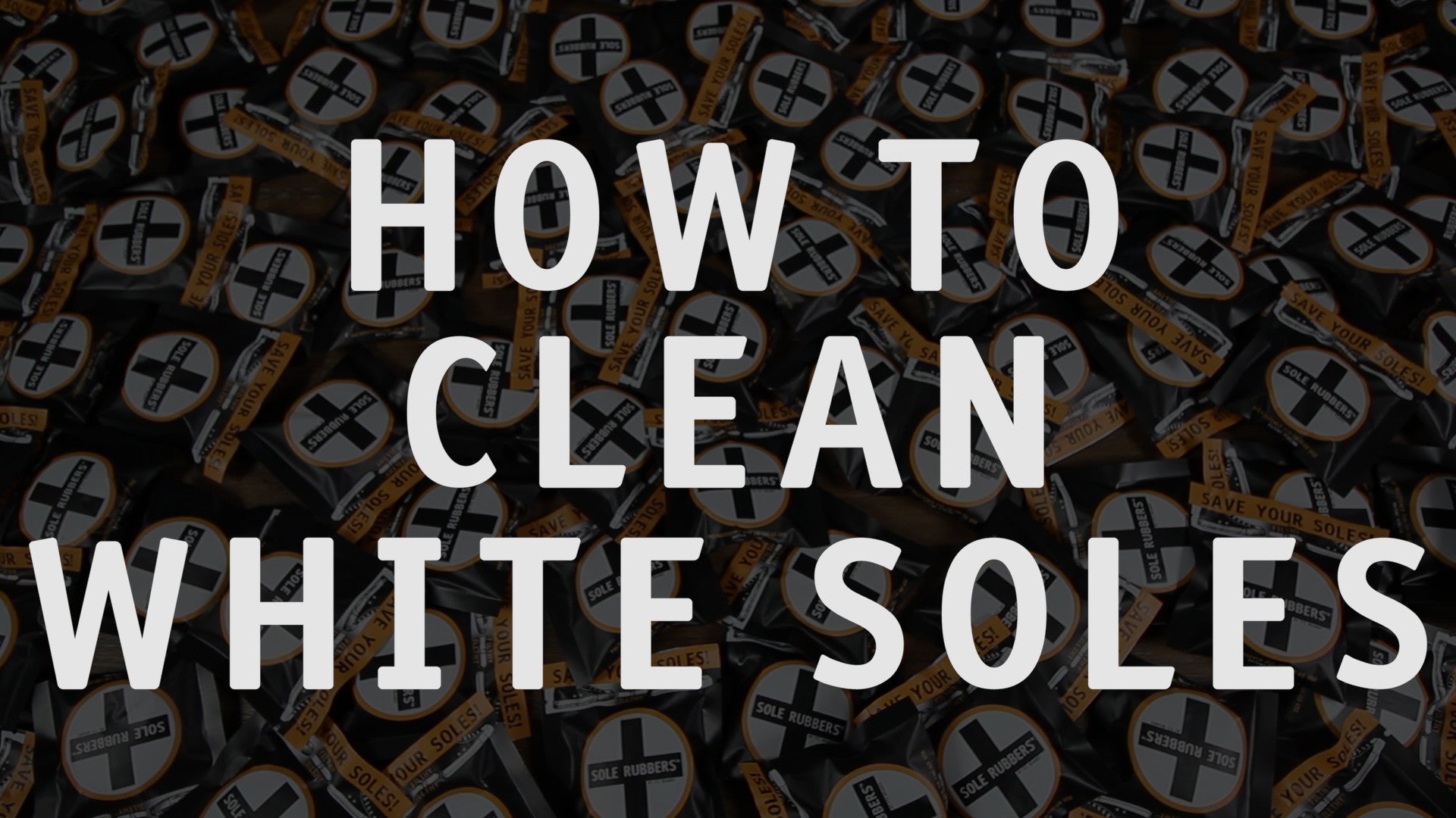 How to Clean White Soles
