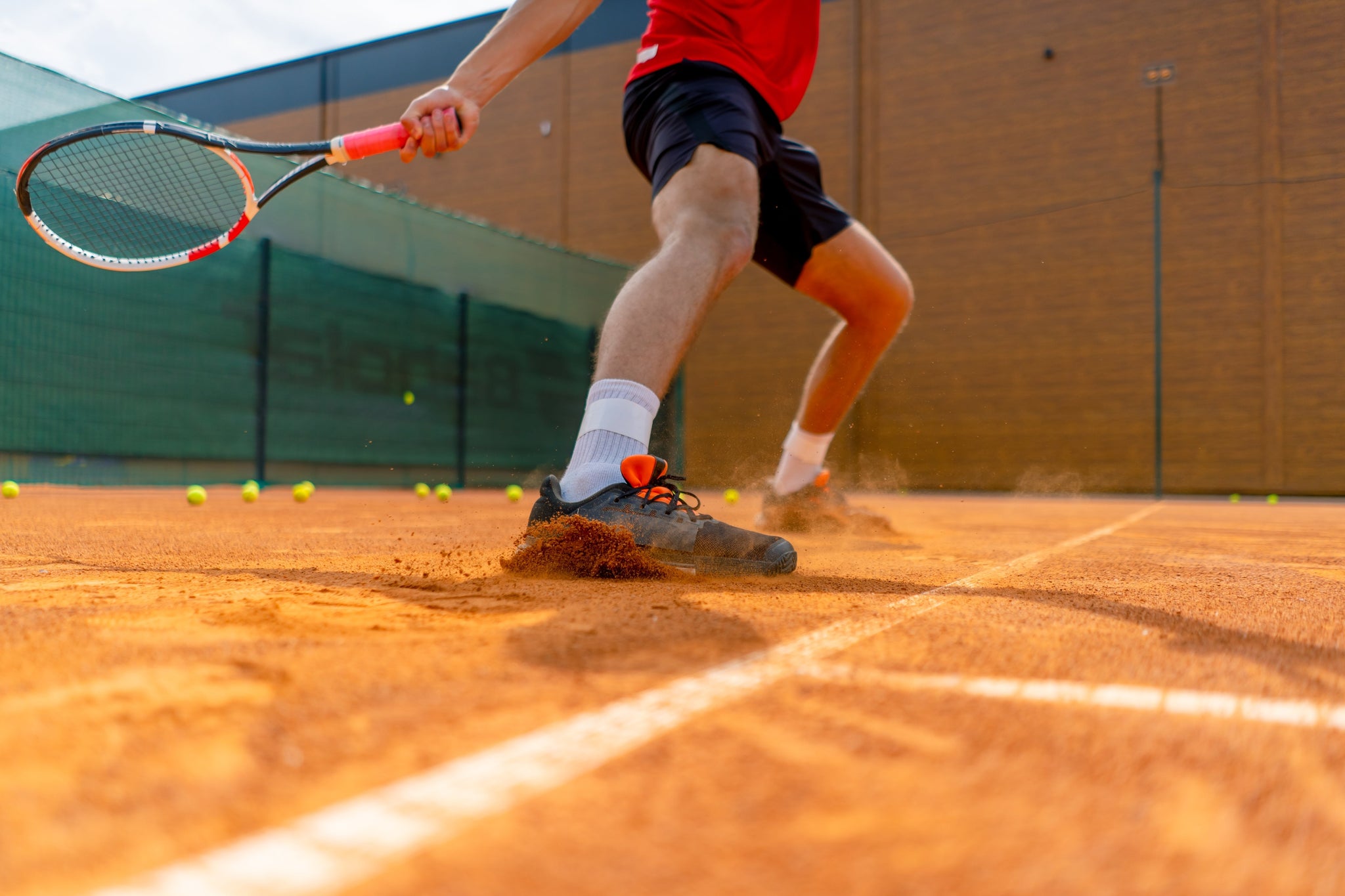 dirty tennis shoes that need to be cleaned