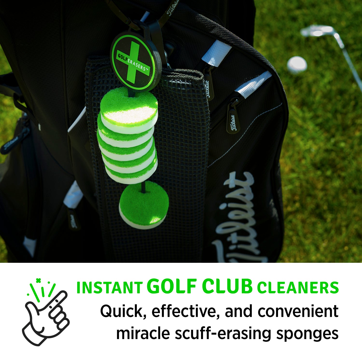 how golf club cleaners by GolfERASERS work